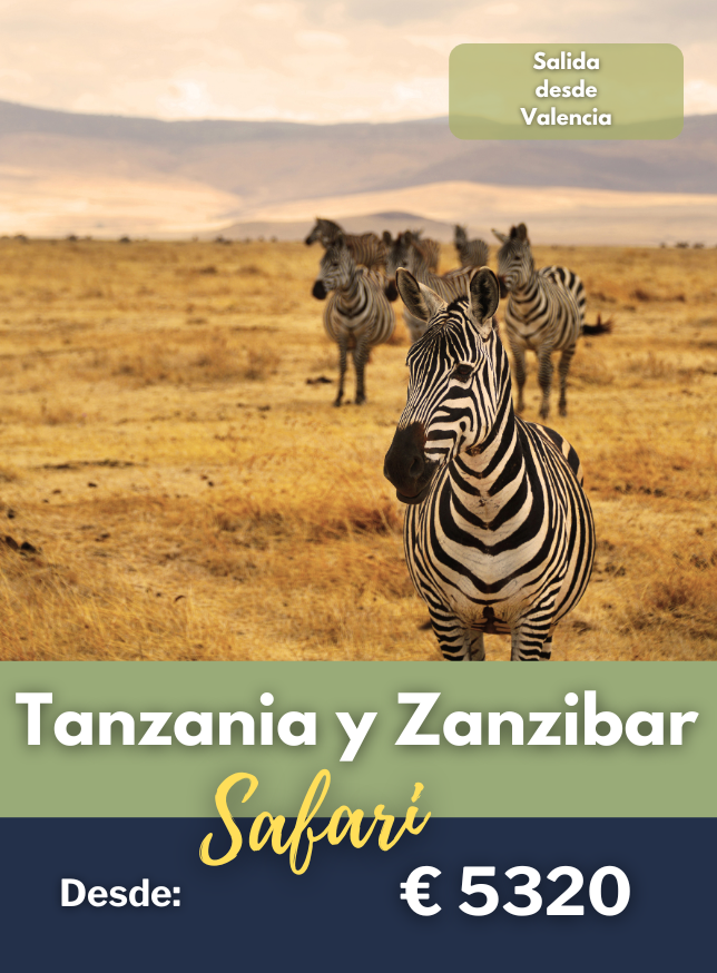 Tanzania y Zanzibar salida desde Valencia
